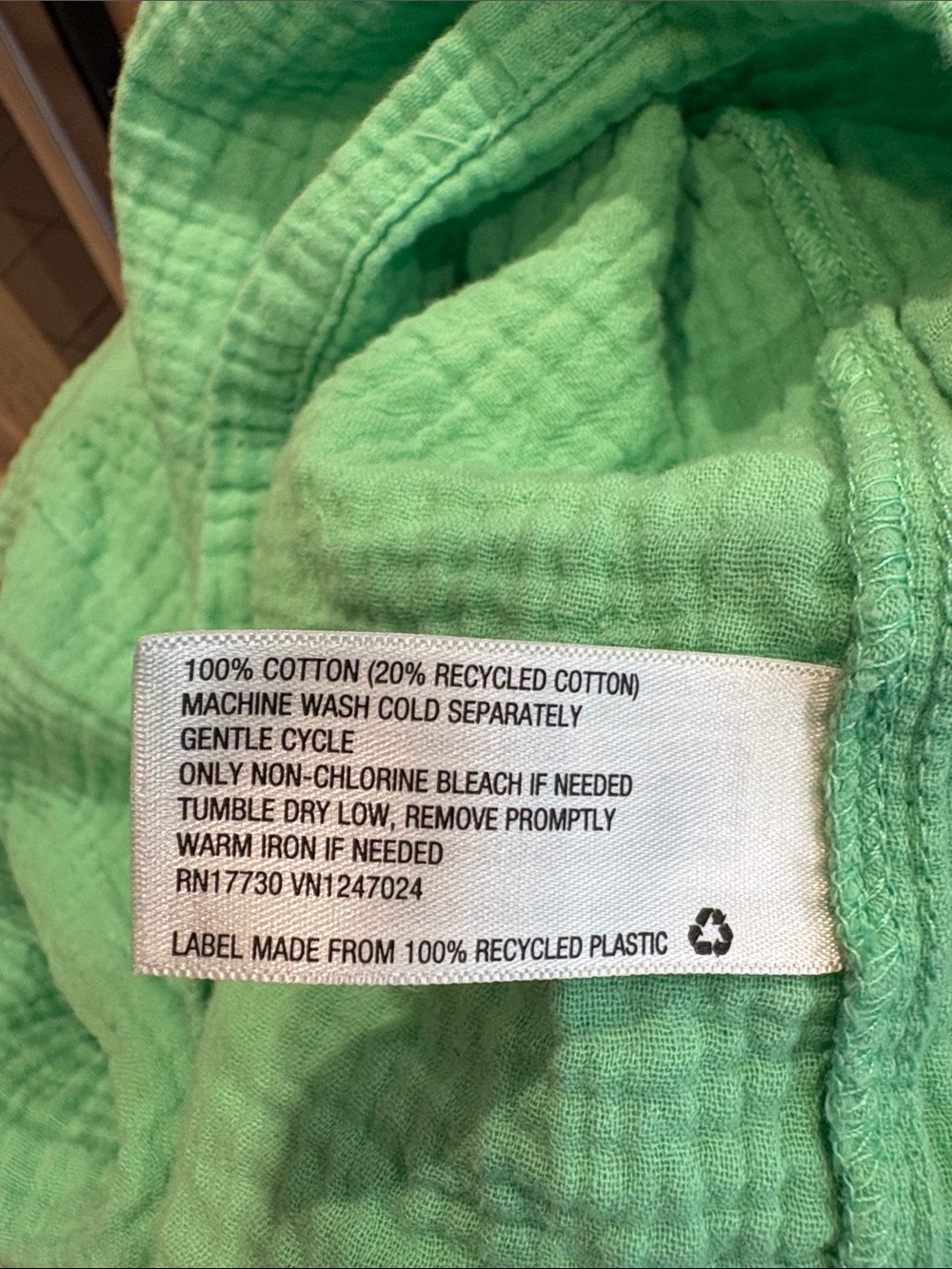Universal Thread Mint Green Tiered V-Neck 100% Cotton Dress 1X - Picture 7 of 7